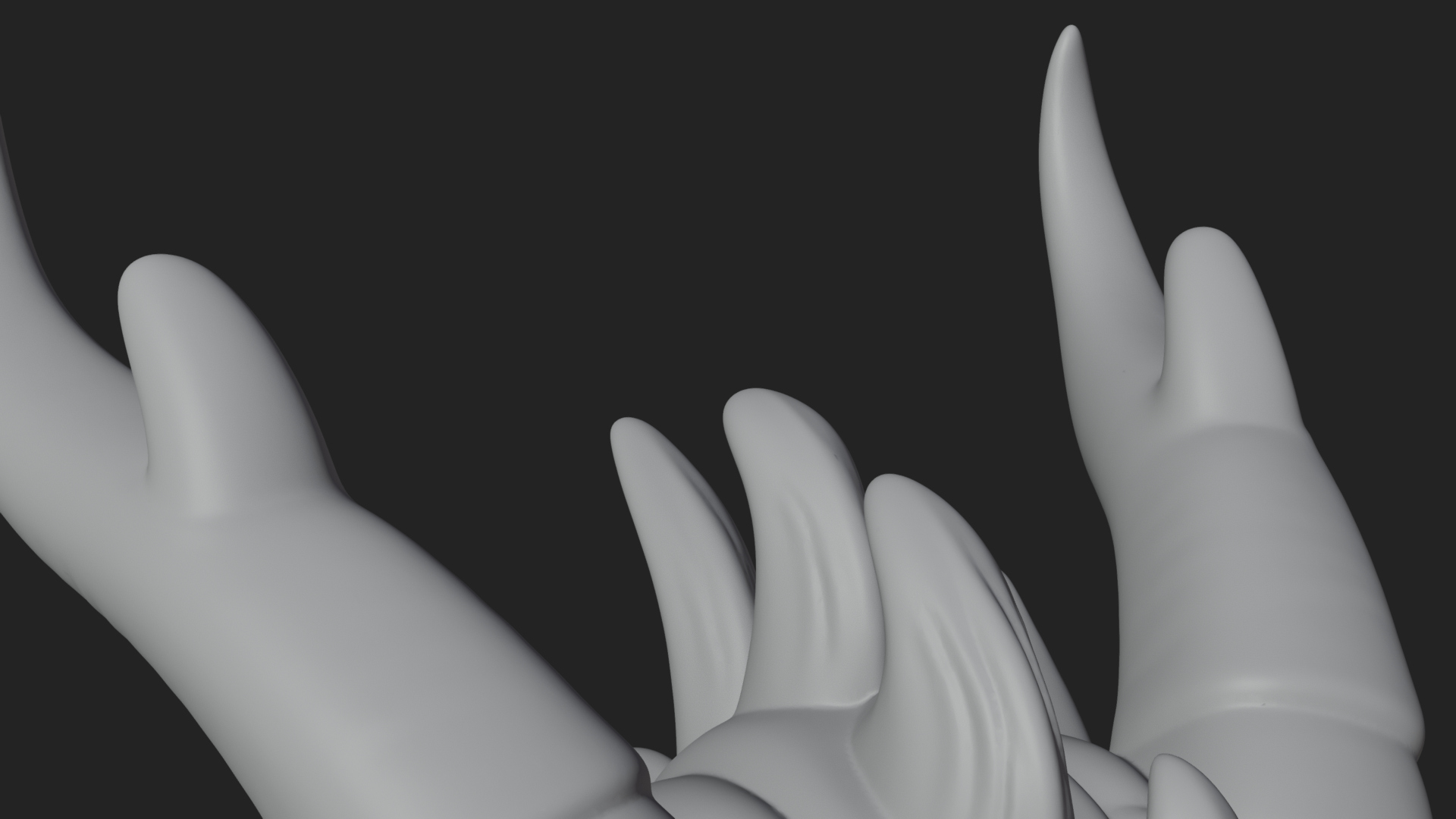 Cute Baby Dragon Statue Design 3 3D Print Model 3D Model