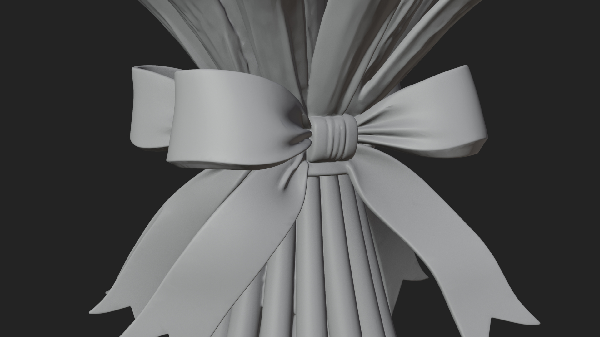 Daffodil Flower Bouquet Ornament Design 3 3D Print Model 3D Model