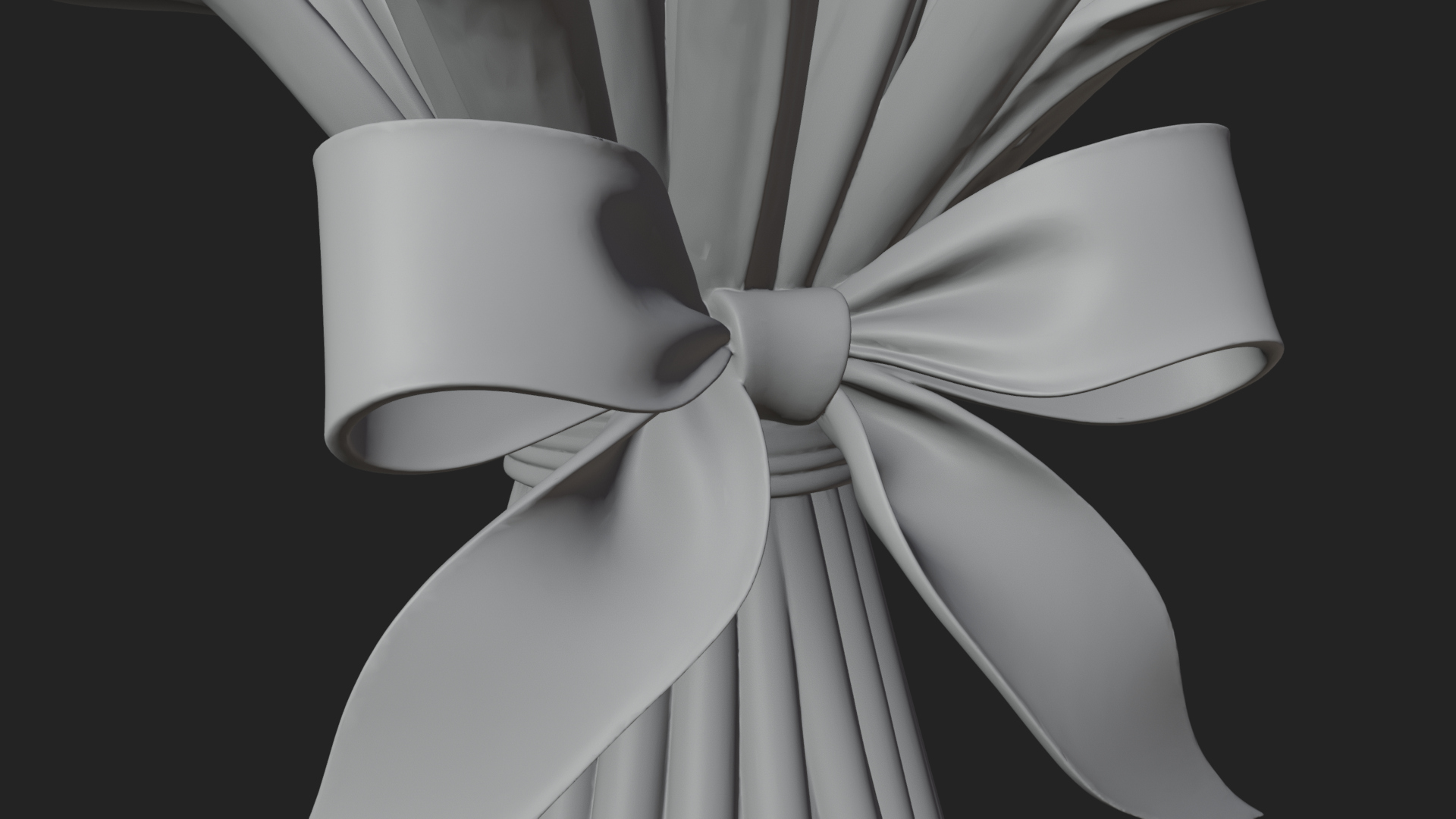 Daffodil Flower Bouquet Ornament Design 4 3D Print Model 3D Model
