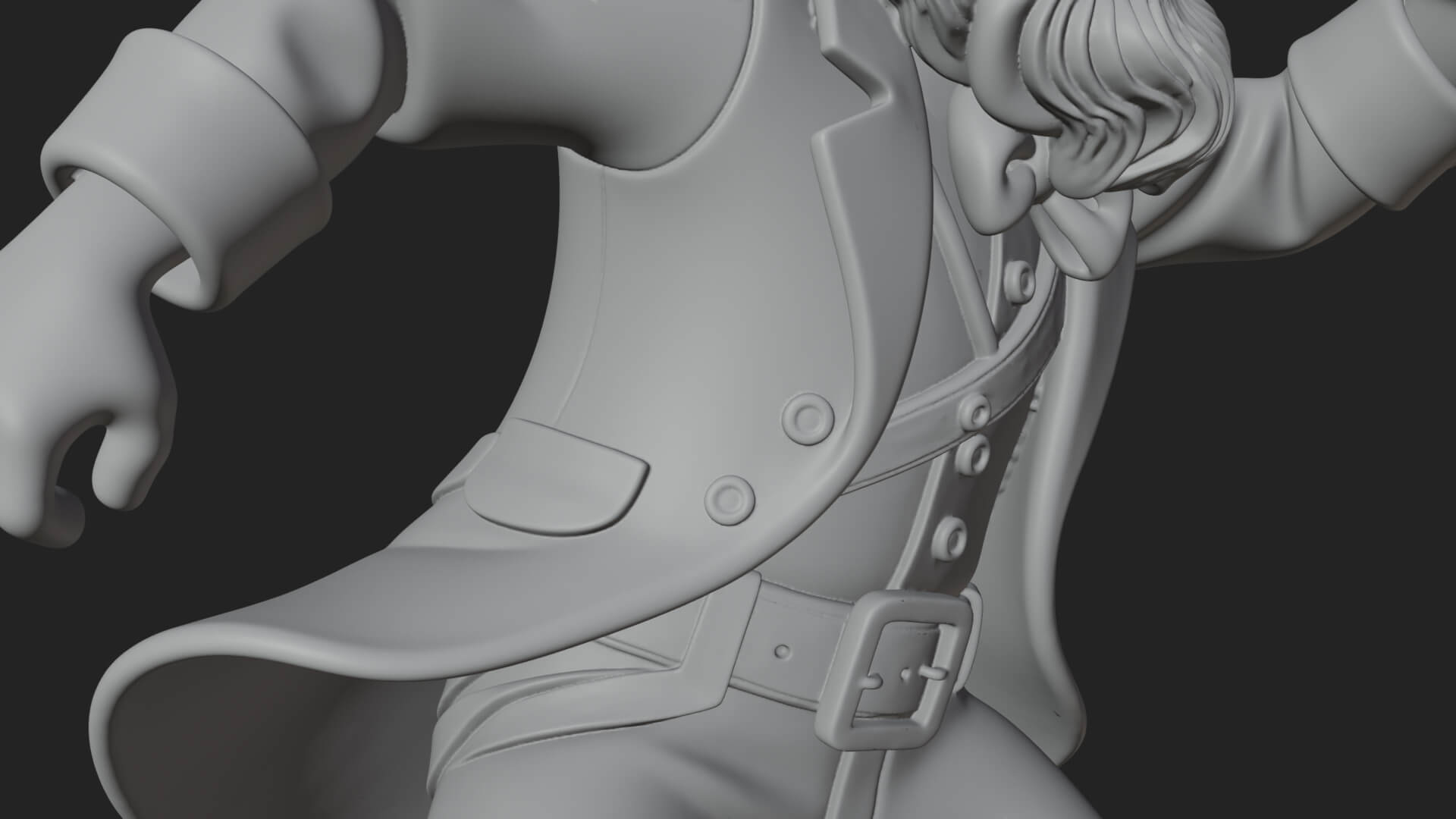 Dancing Leprechaun Statue Design 1 3D Print Model 3D Model