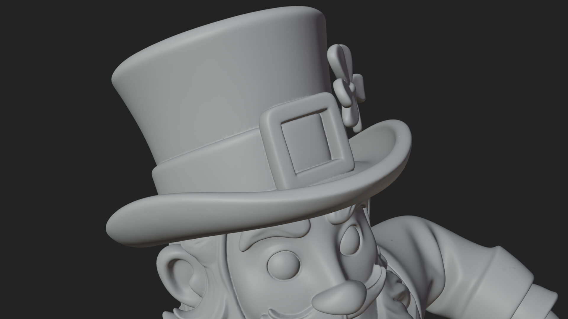 Dancing Leprechaun Statue Design 2 3D Print Model 3D Model