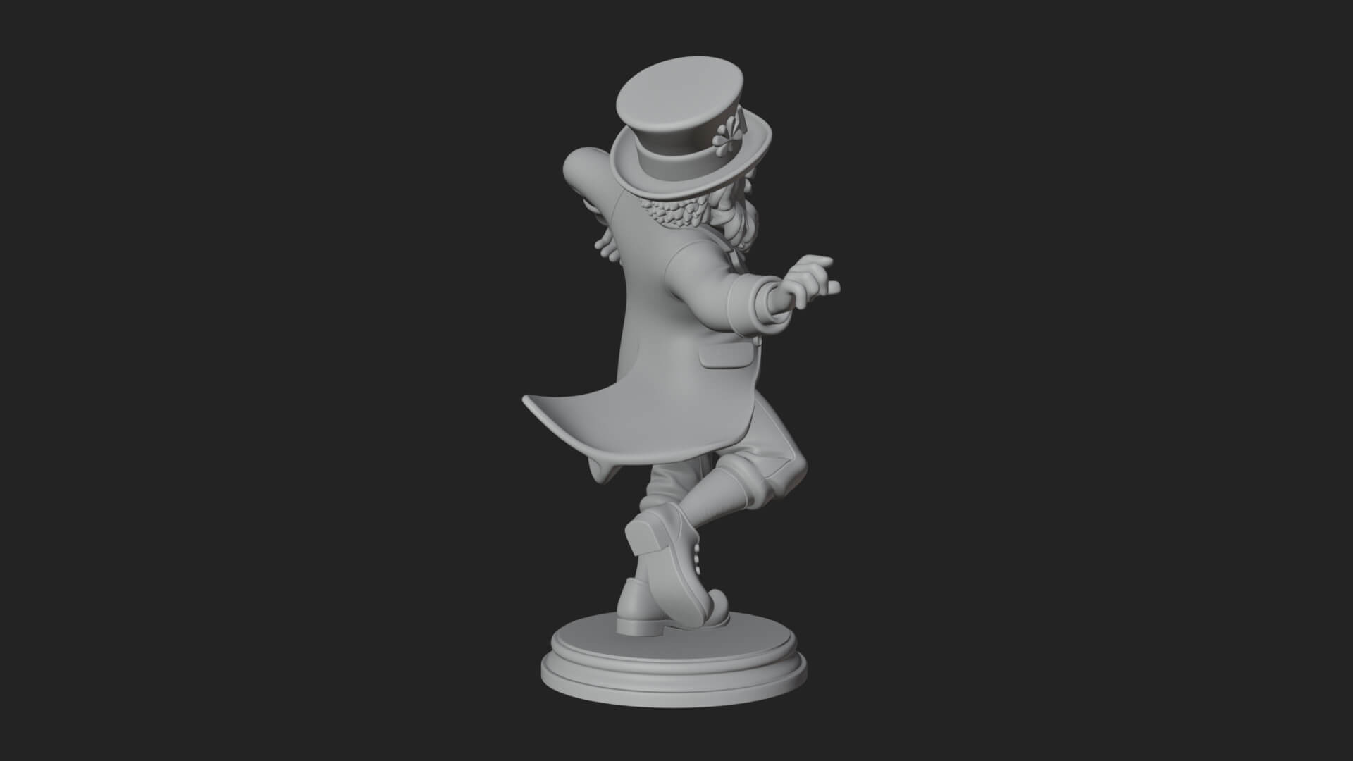 Dancing Leprechaun Statue Design 4 3D Print Model 3D Model