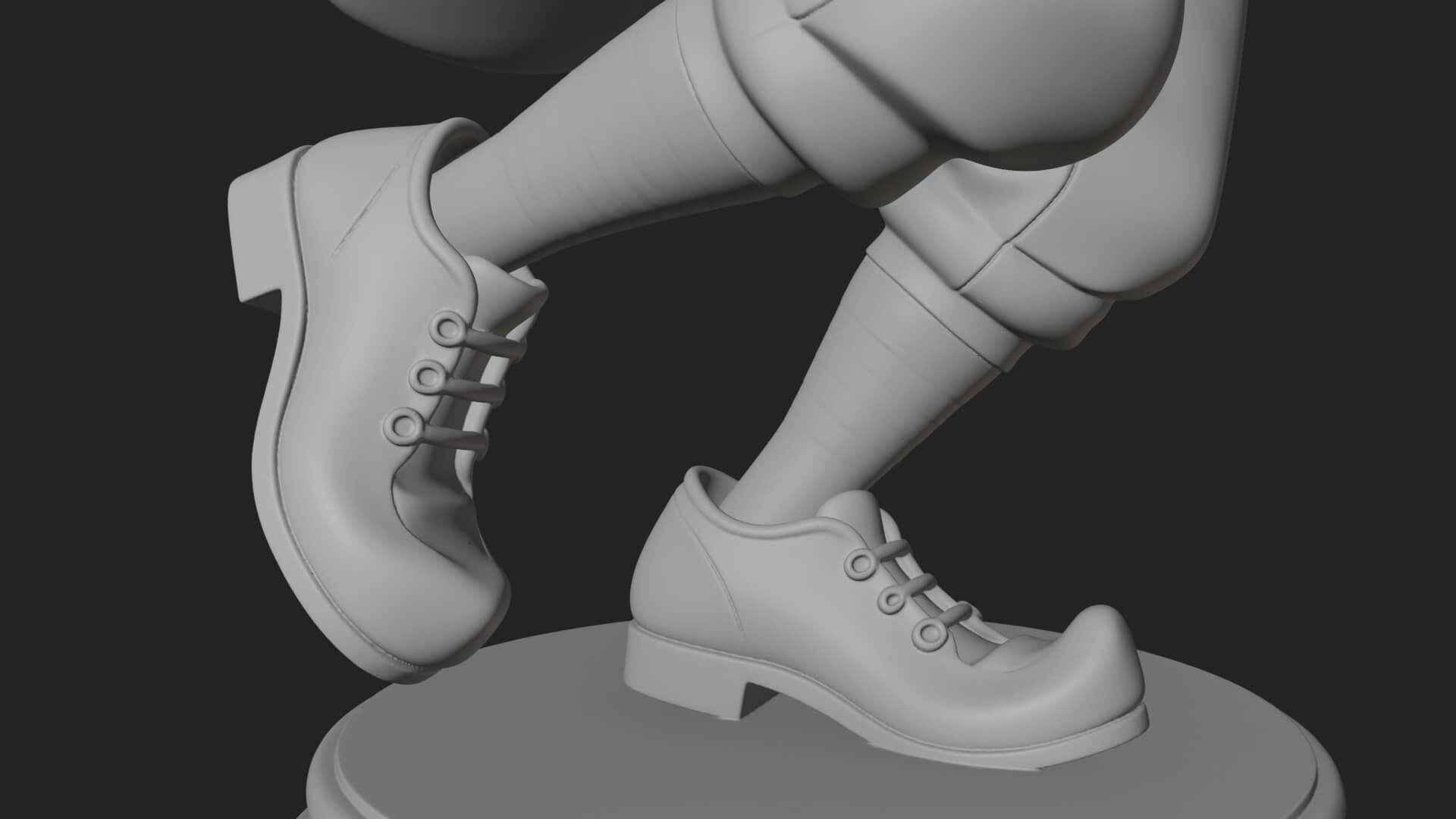 Dancing Leprechaun Statue Design 4 3D Print Model 3D Model