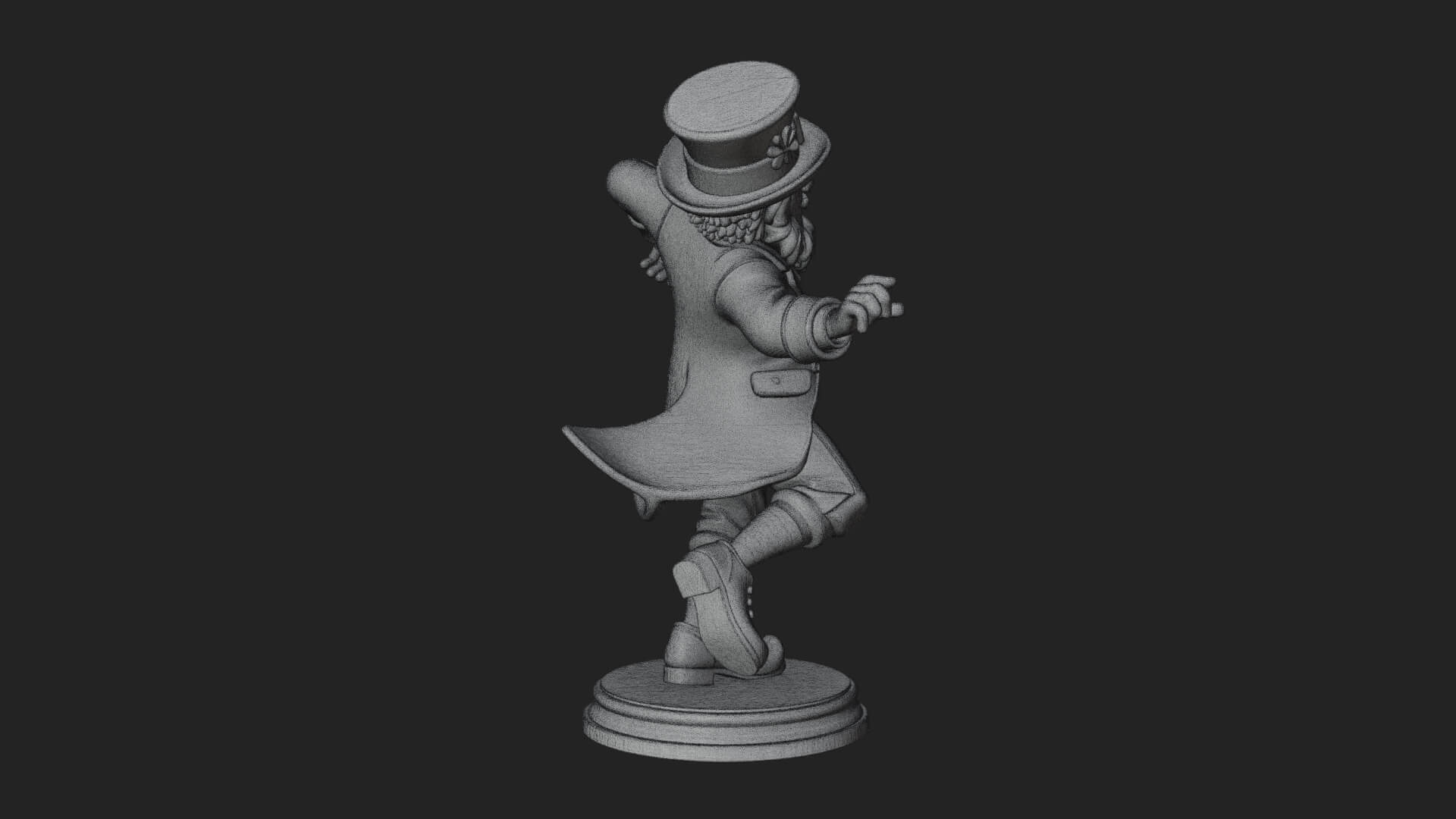 Dancing Leprechaun Statue Design 4 3D Print Model 3D Model