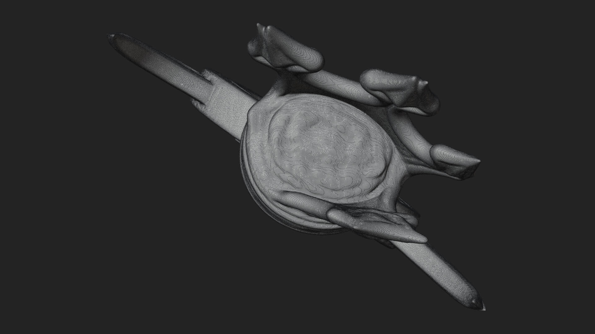 Dark Axe Head Staff Model Design 7 3D Print Model 3D Model