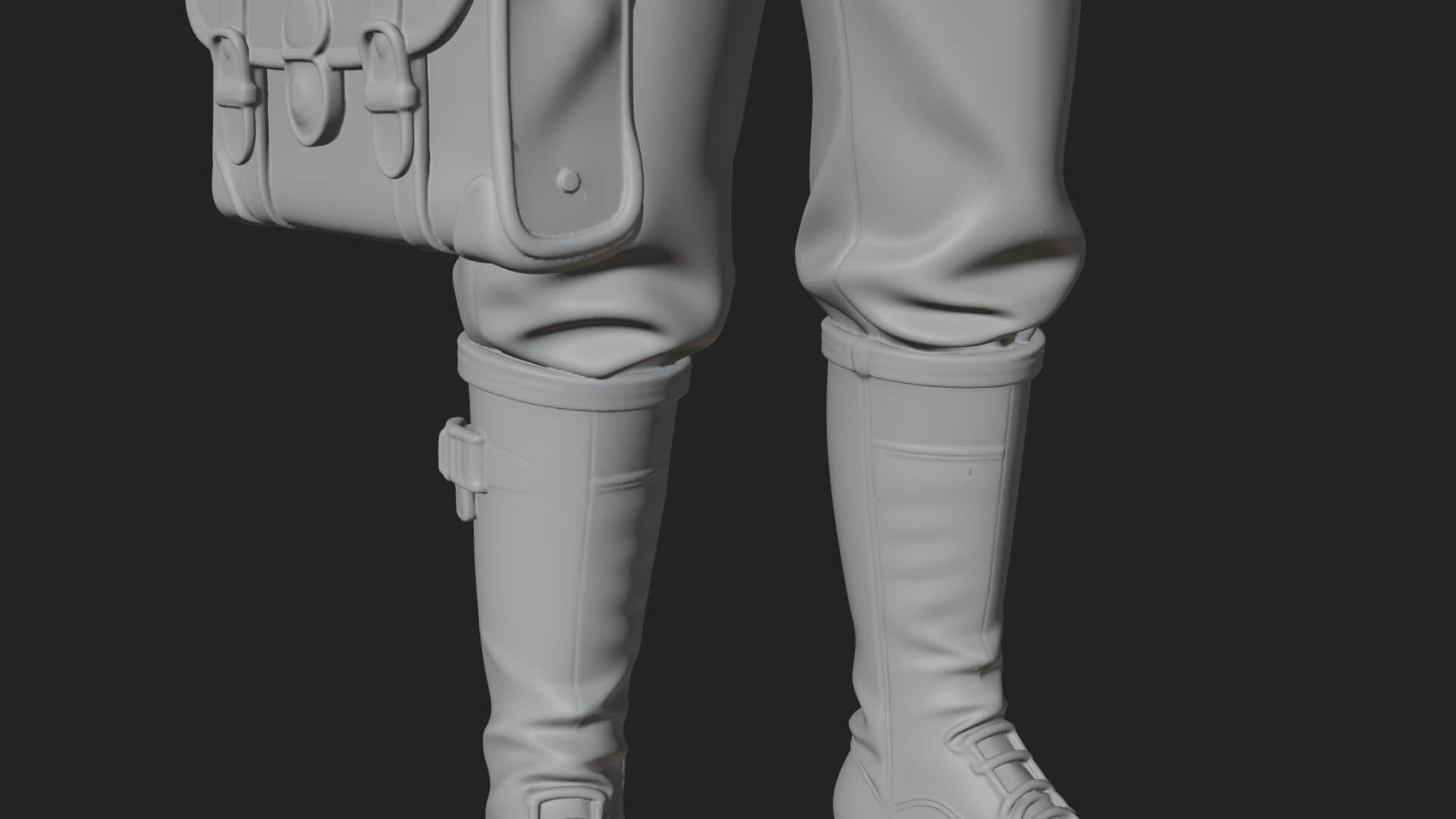 Detective Man Statue Design 3 3D Print Model 3D Model