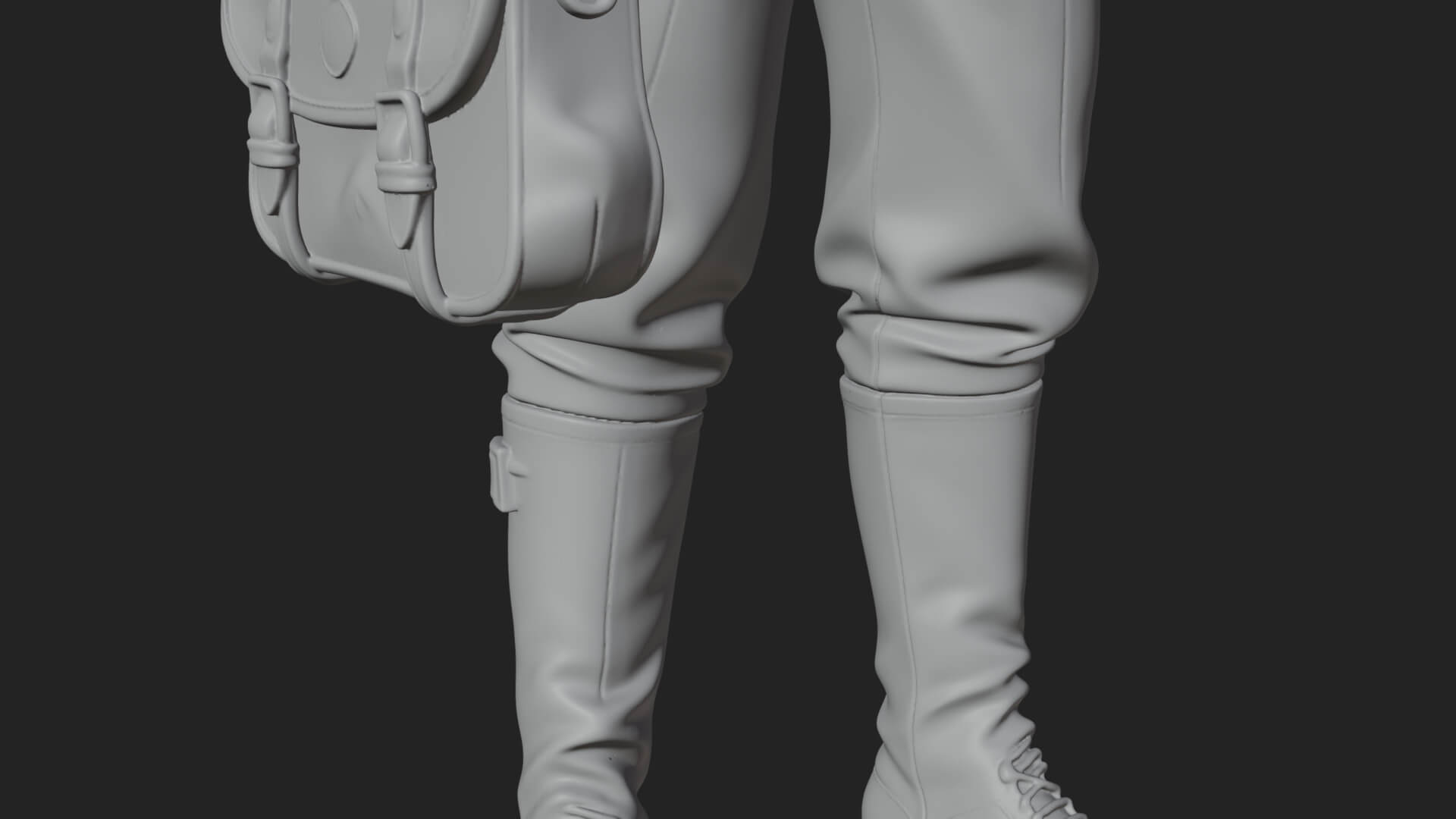 Detective Man Statue Design 8 3D Print Model 3D Model