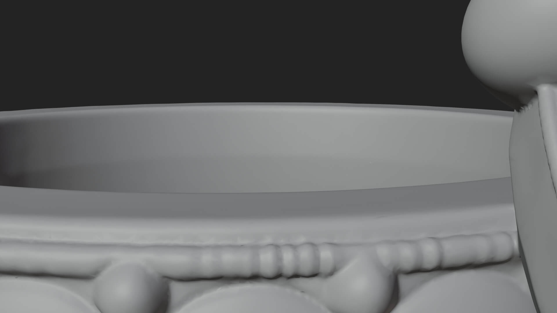 Diamond Ring on Cushion Model Design 4 3D Print Model 3D Model