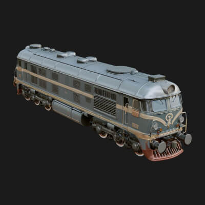 Diesel Locomotive Model Design 2 3D Print Model