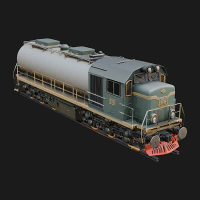 Diesel Locomotive Model Design 3 3D Print Model