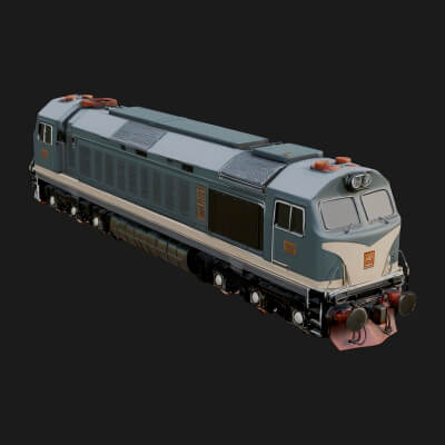 Diesel Locomotive Model Design 6 3D Print Model
