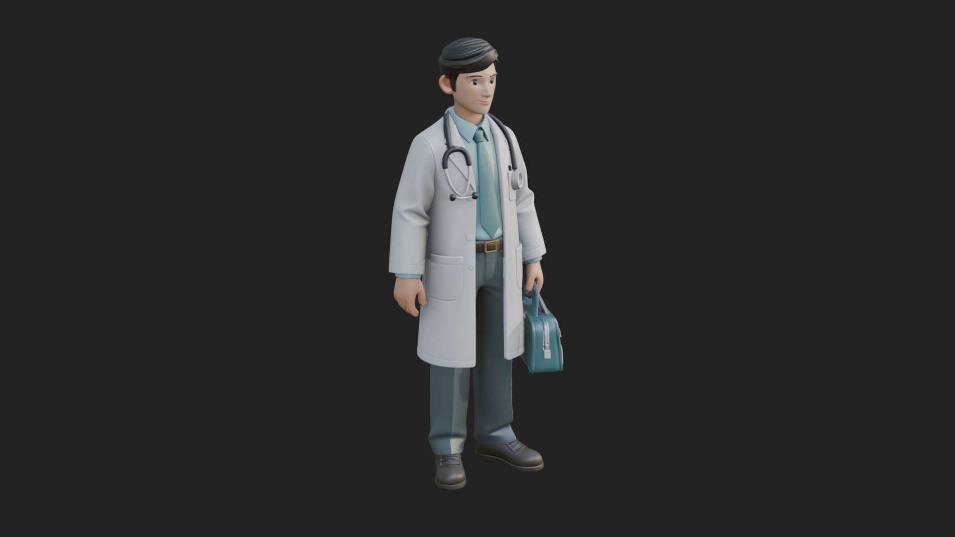 Doctor Man Statue Design 3 3D Print Model 3D Model