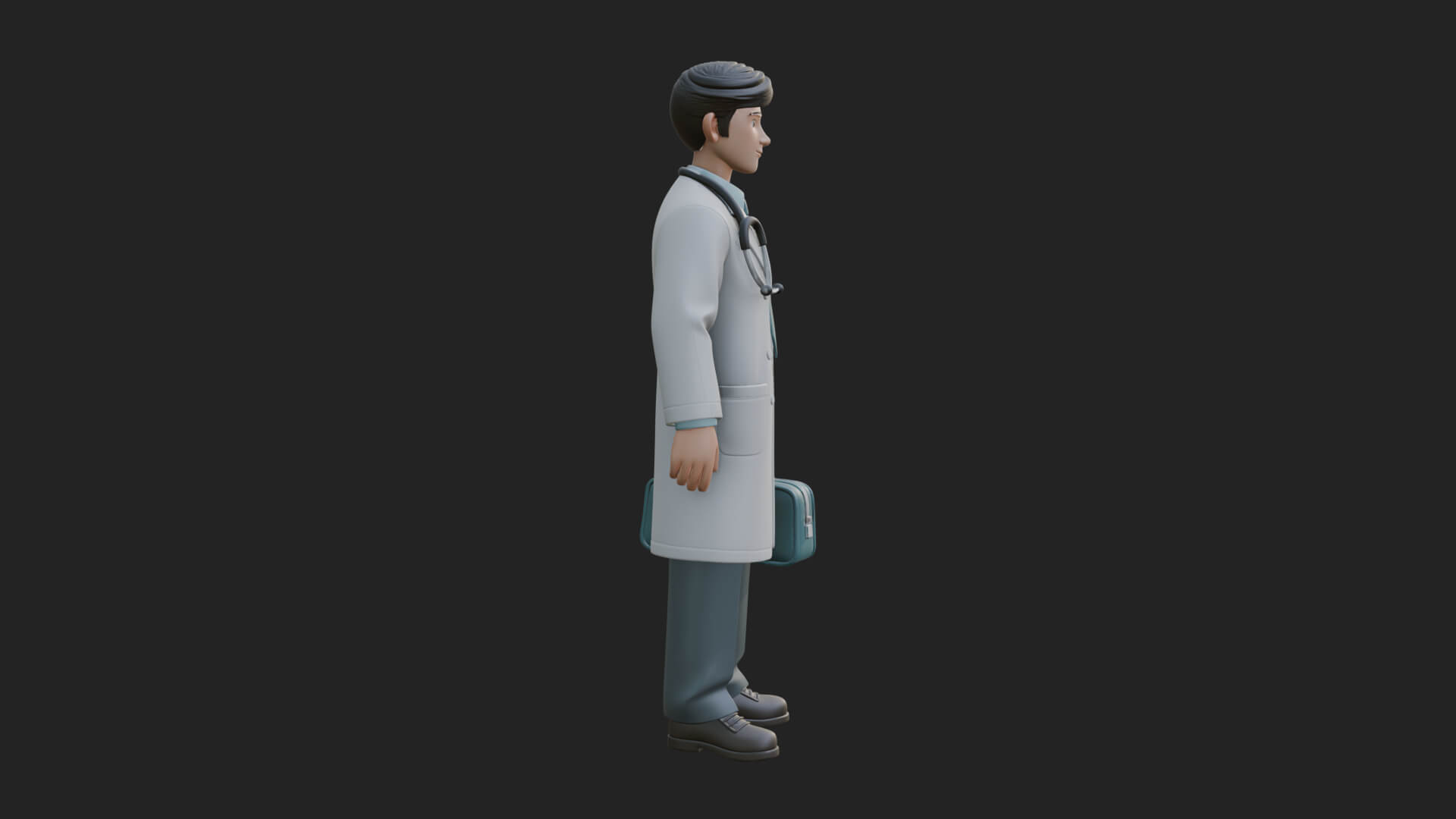Doctor Man Statue Design 3 3D Print Model 3D Model