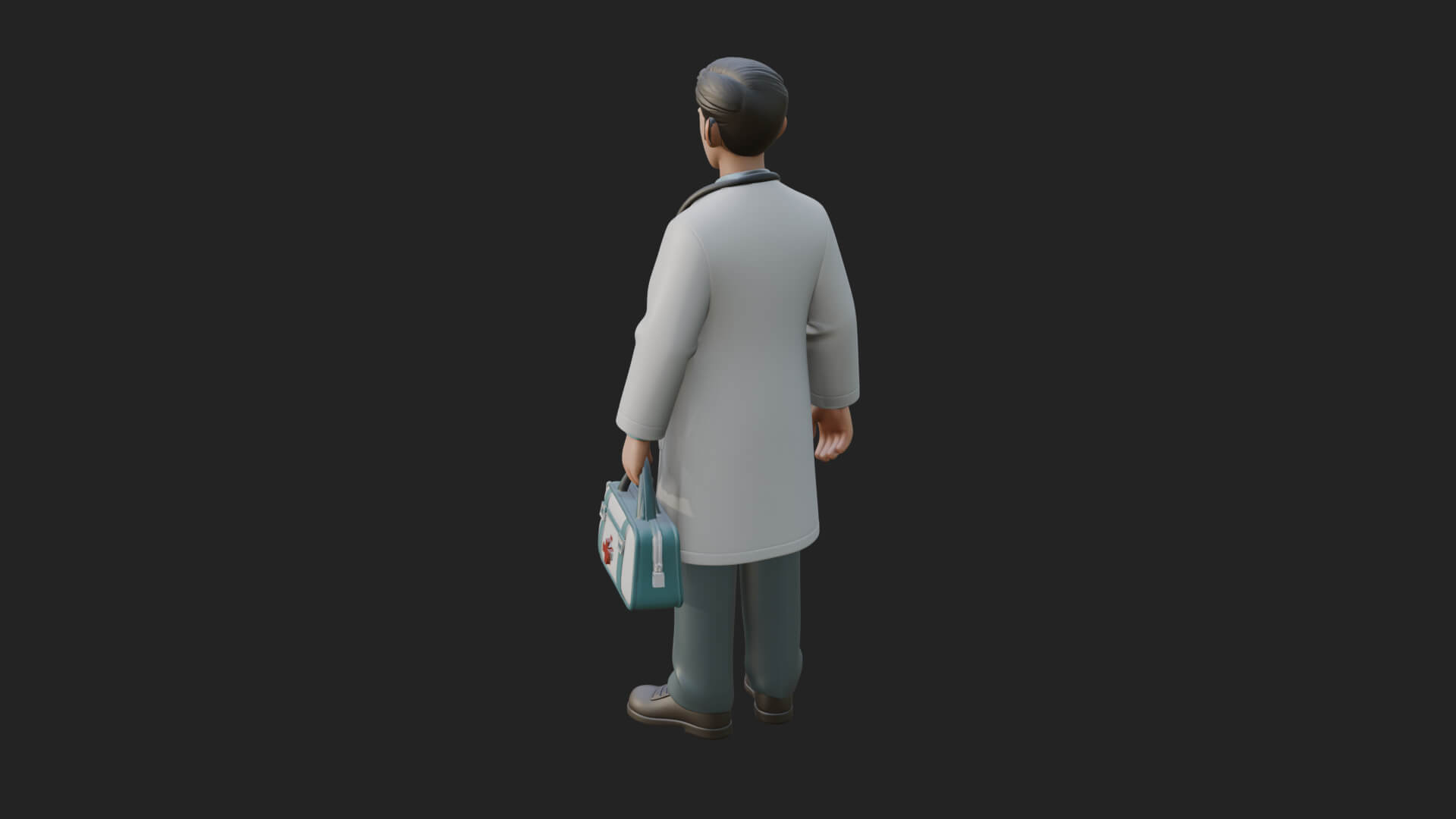 Doctor Man Statue Design 3 3D Print Model 3D Model