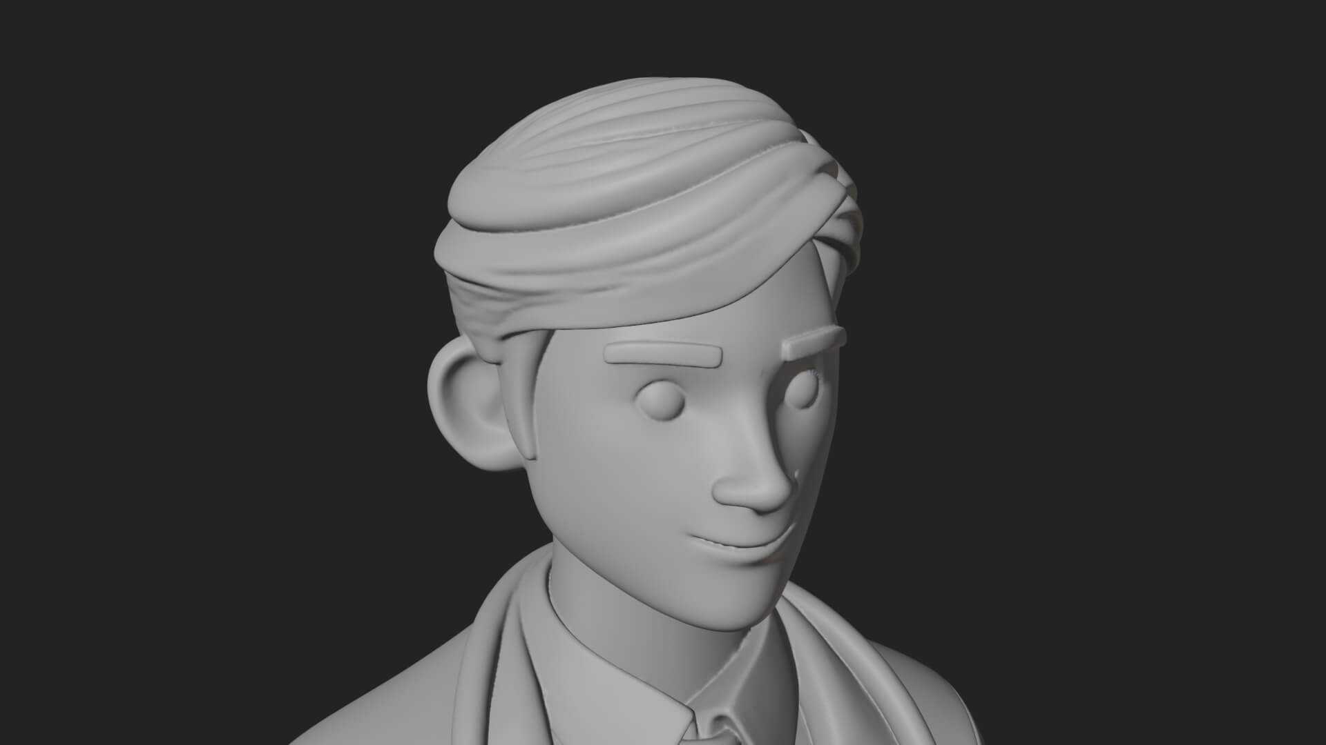 Doctor Man Statue Design 3 3D Print Model 3D Model