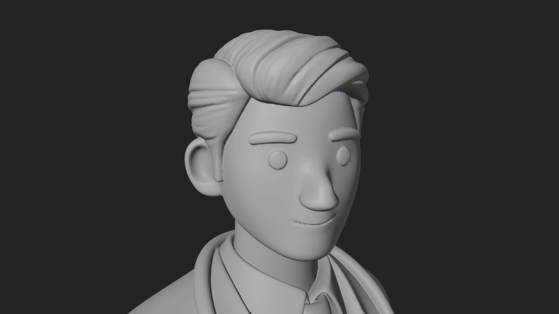 Doctor Man Statue Design 4 3D Print Model 3D Model