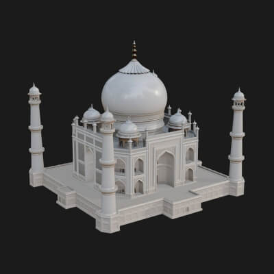Domed Marble Temple Design 3 3D Print Model