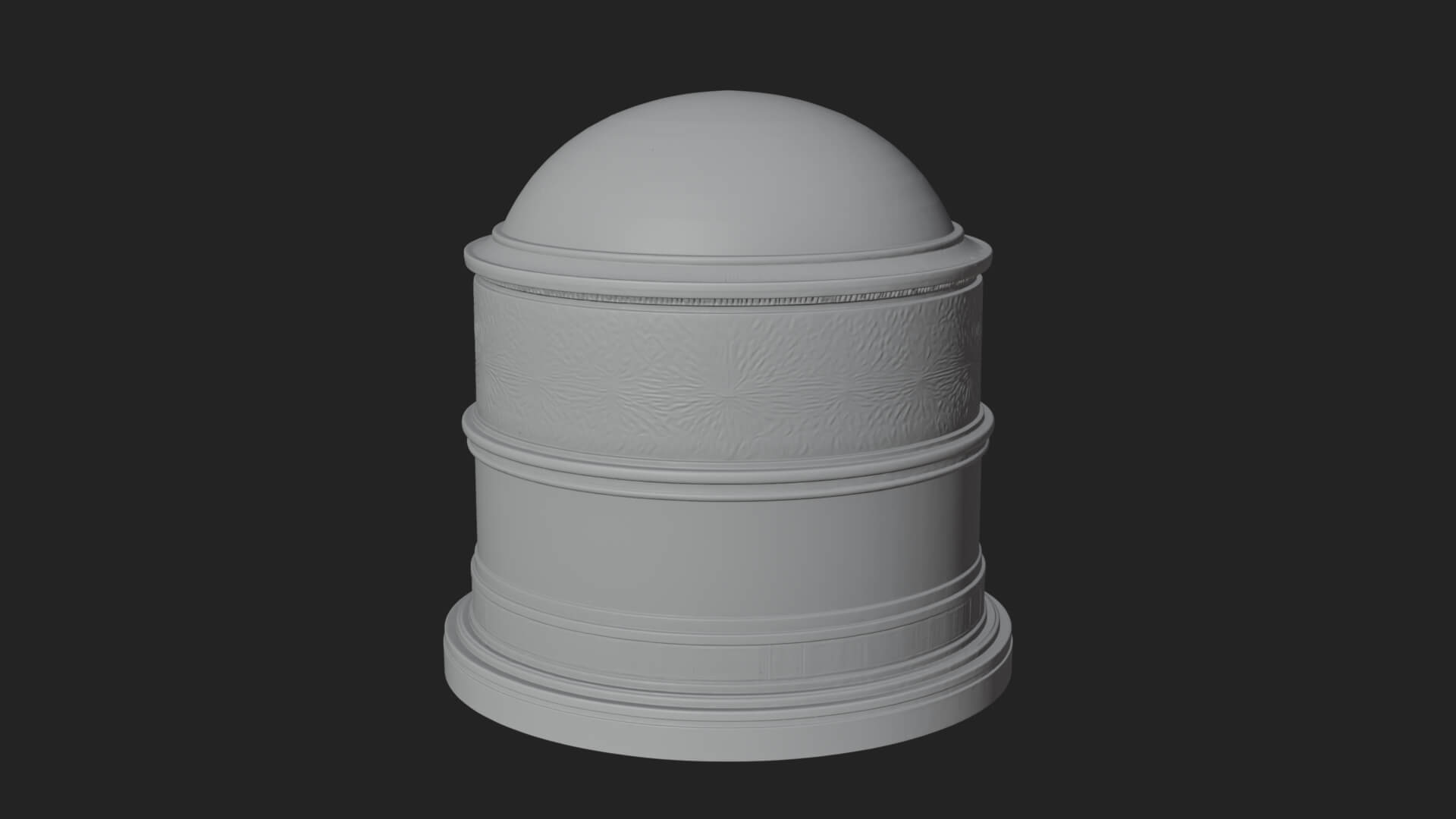 Domed Rotunda Temple Design 1 3D Print Model 3D Model