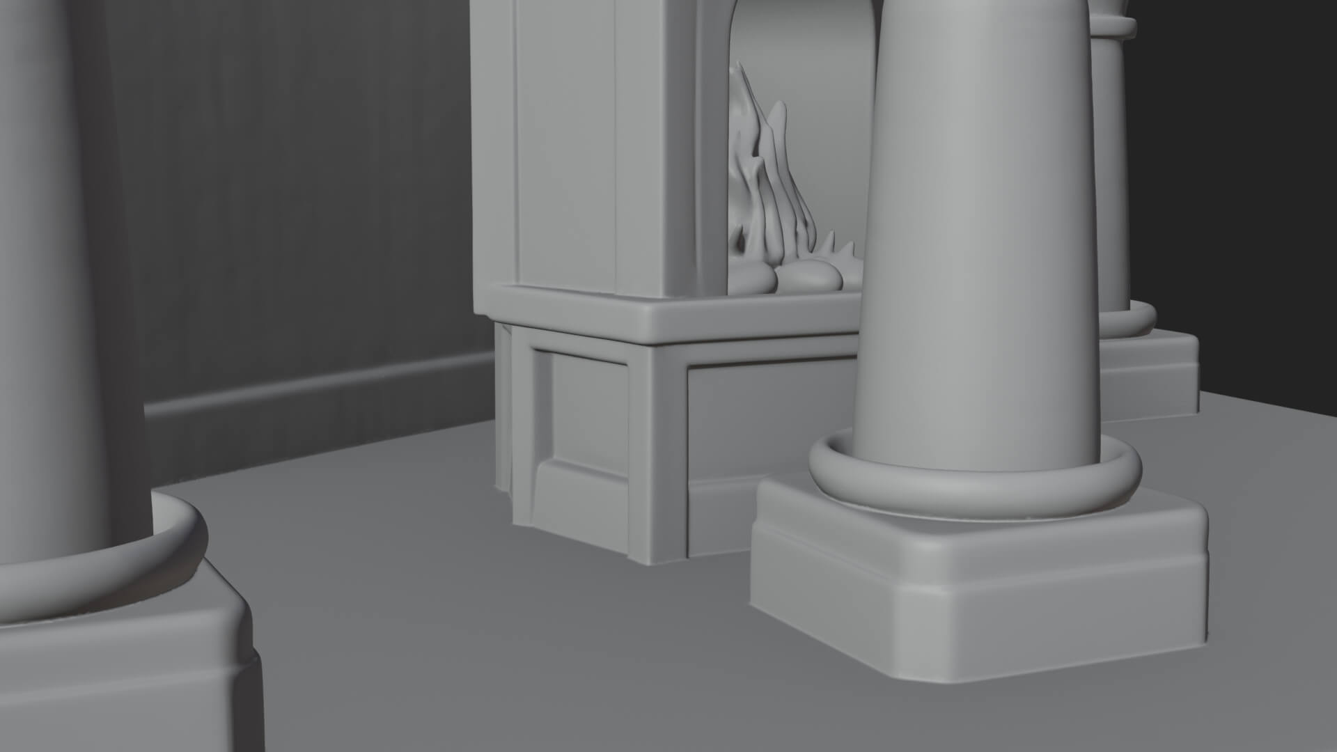 Domed Stone Shrine Model Design 2 3D Print Model 3D Model