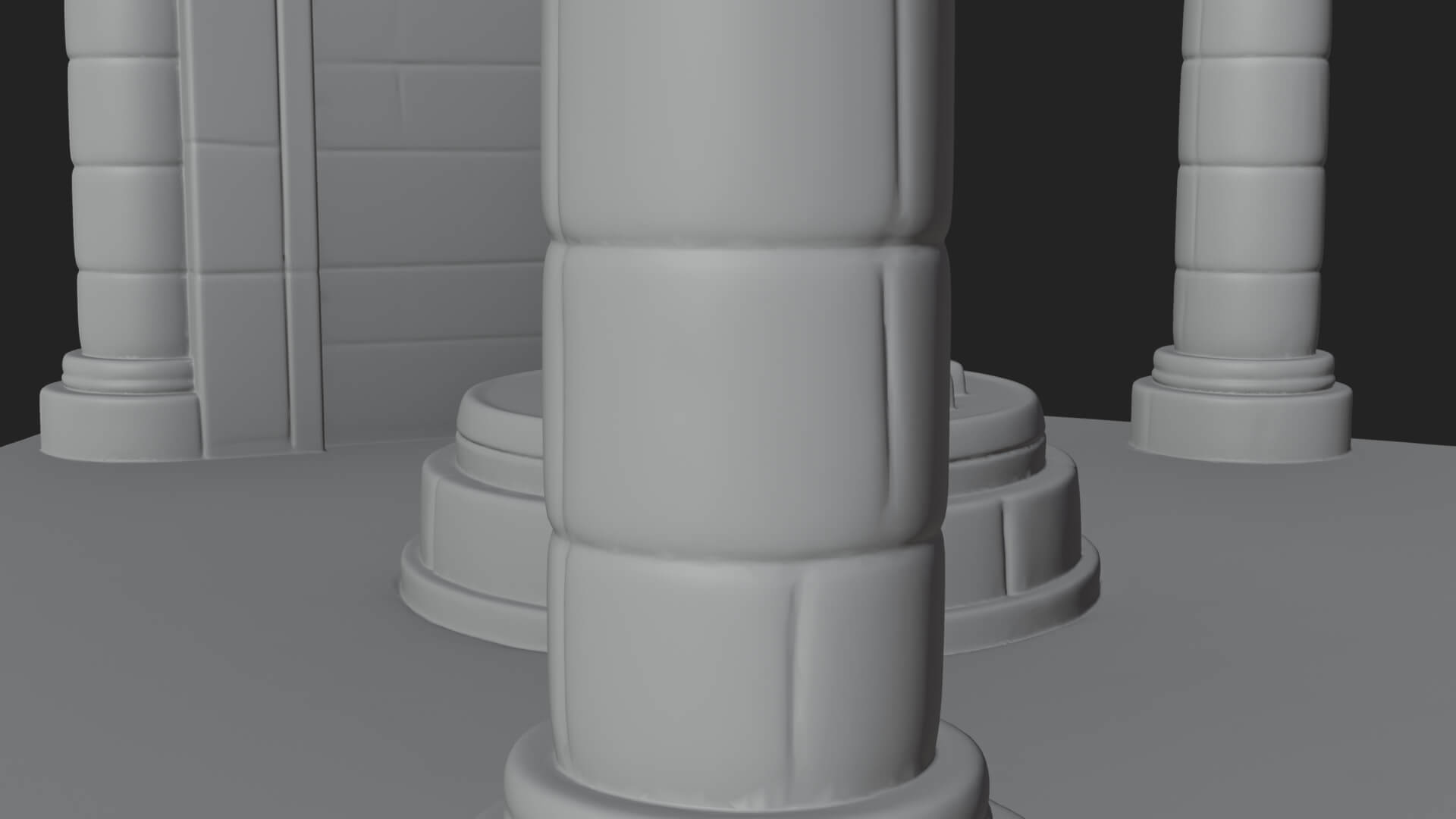 Domed Stone Shrine Model Design 4 3D Print Model 3D Model
