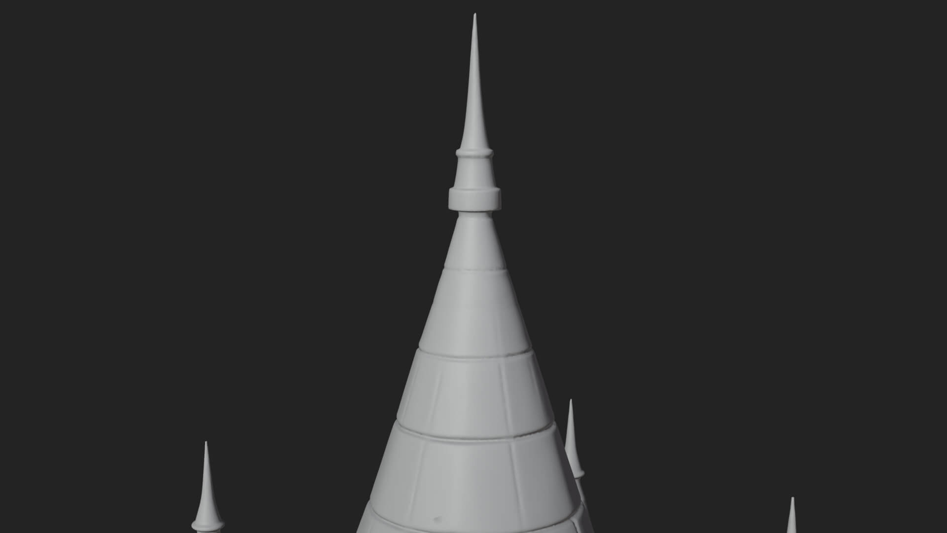 Dragon Coiled Stone Tower Design 3 3D Print Model 3D Model