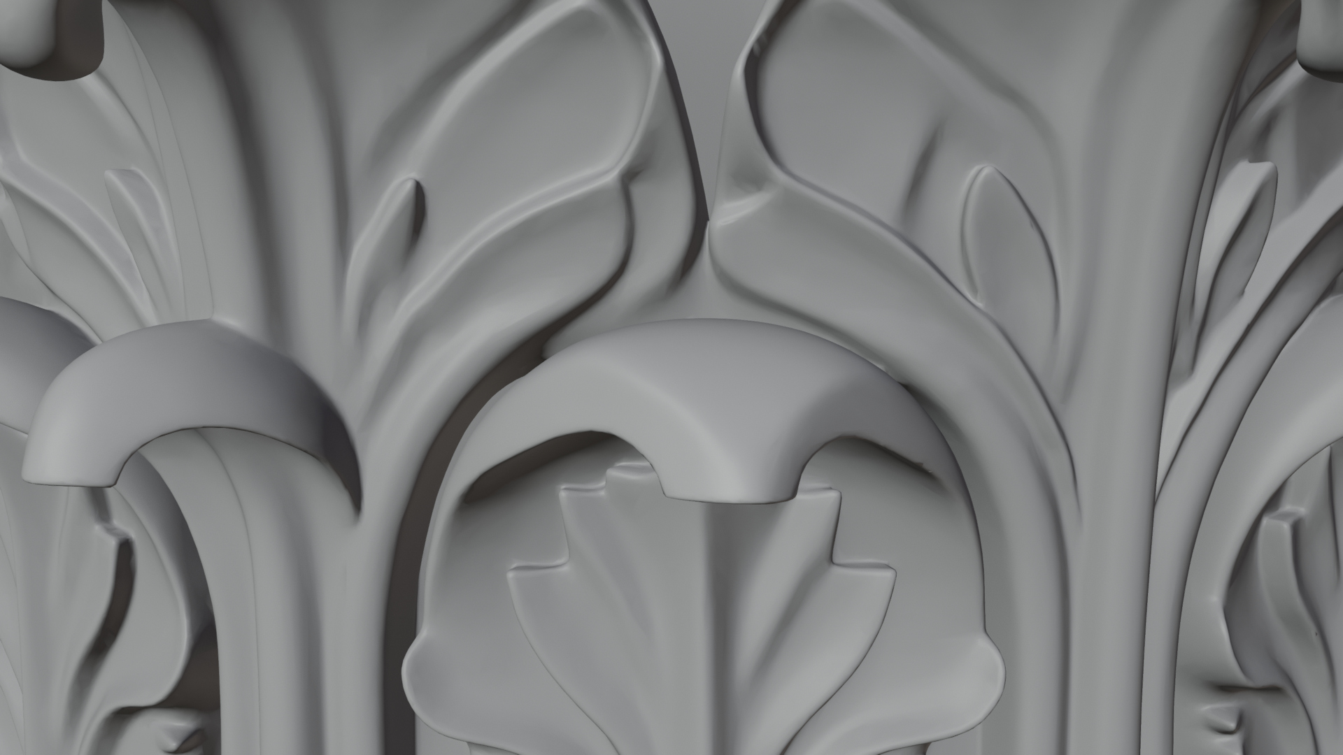 Dragon Column Capital Design 4 3D Print Model 3D Model