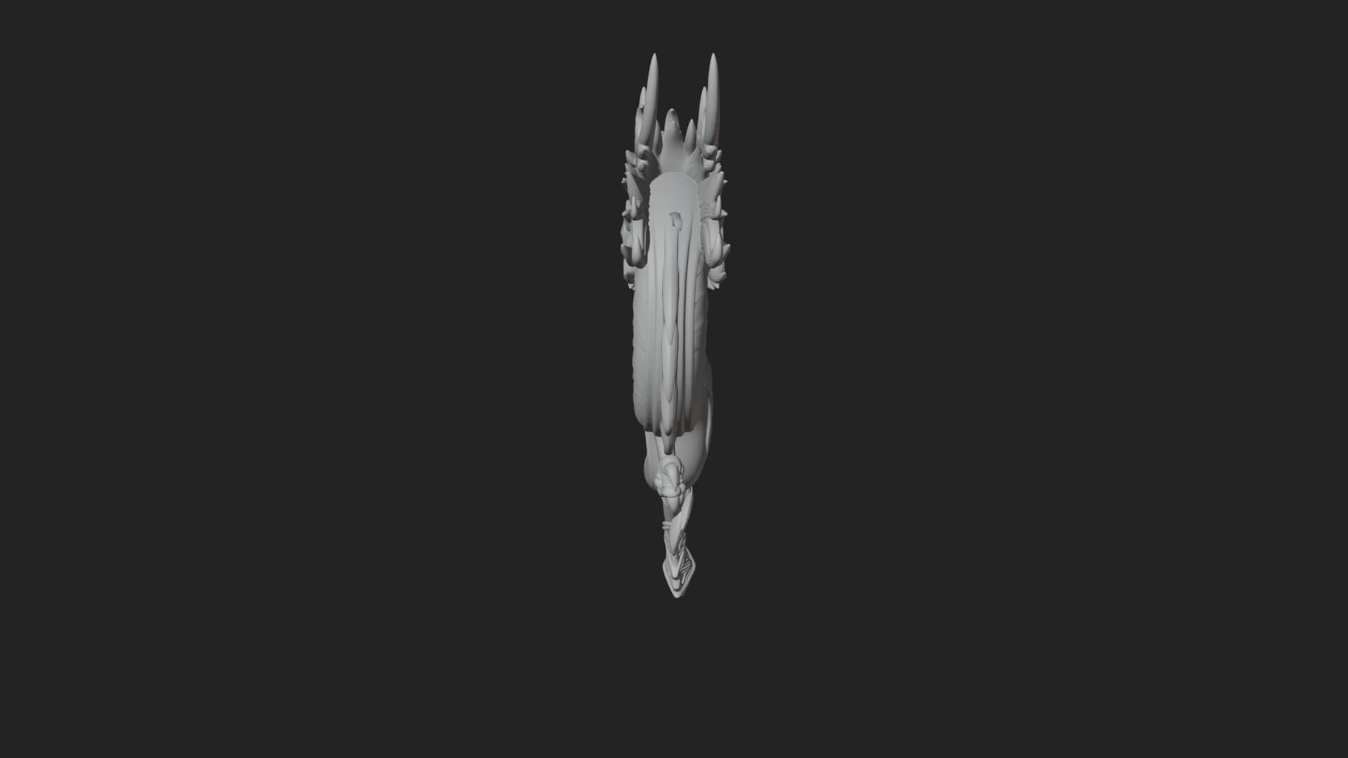 Dragon Head Serpent Staff Model Design 3 3D Print Model 3D Model