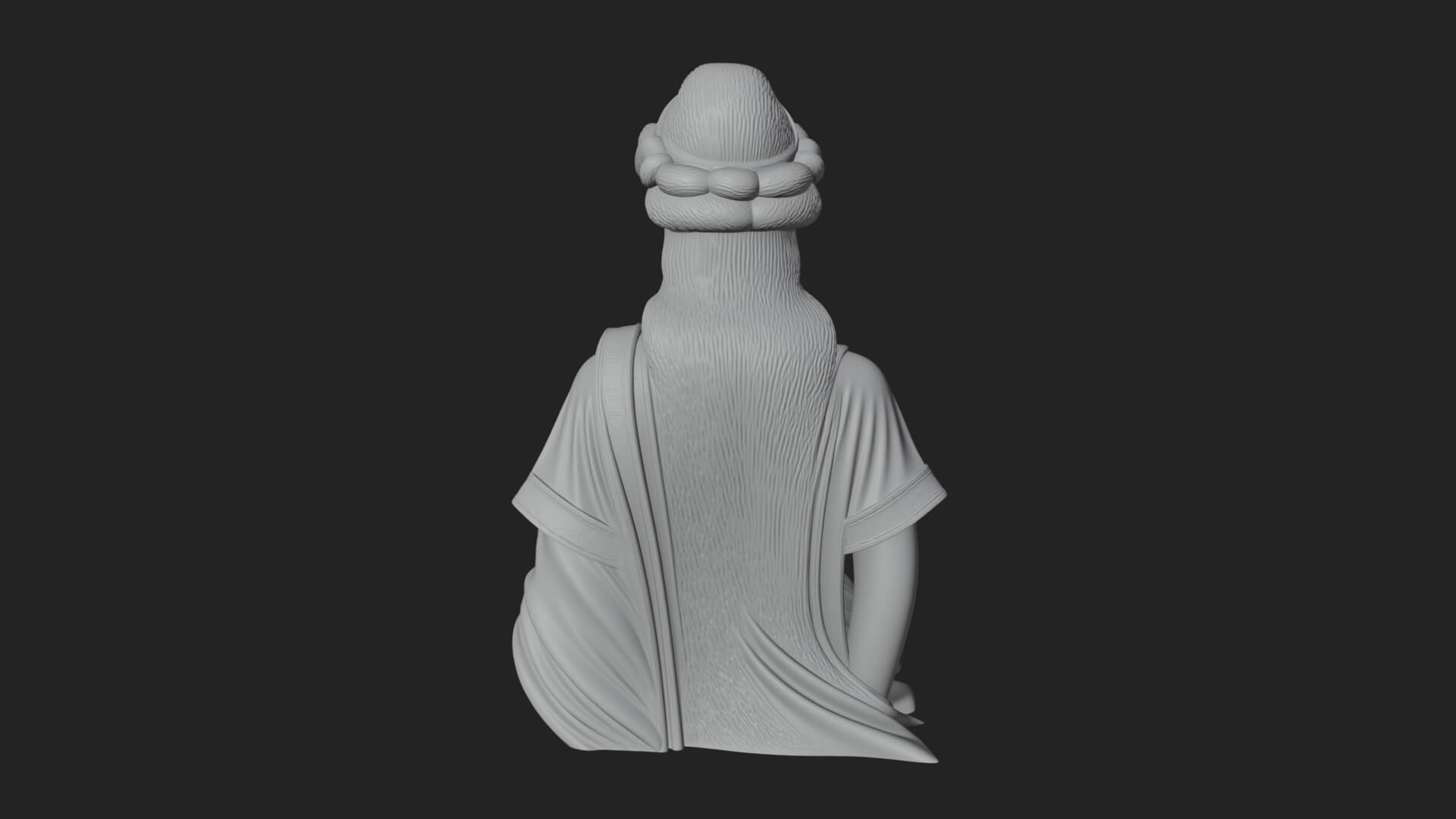 Draped Greek Maiden Bust Design 3 3D Print Model 3D Model