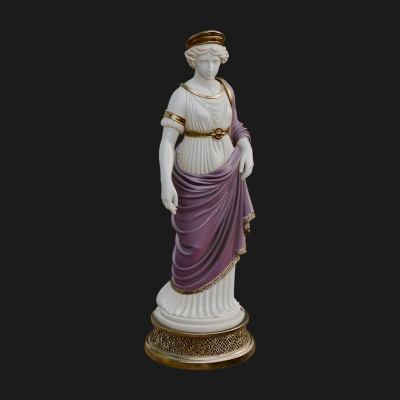 Draped Greek Maiden Statue Design 13 3D Print Model