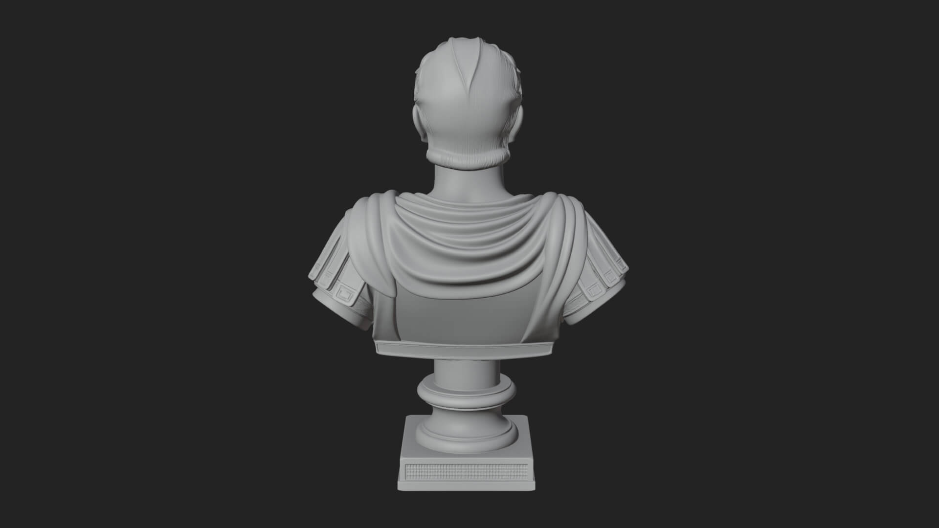 Draped Greek Youth Bust Design 5 3D Print Model 3D Model