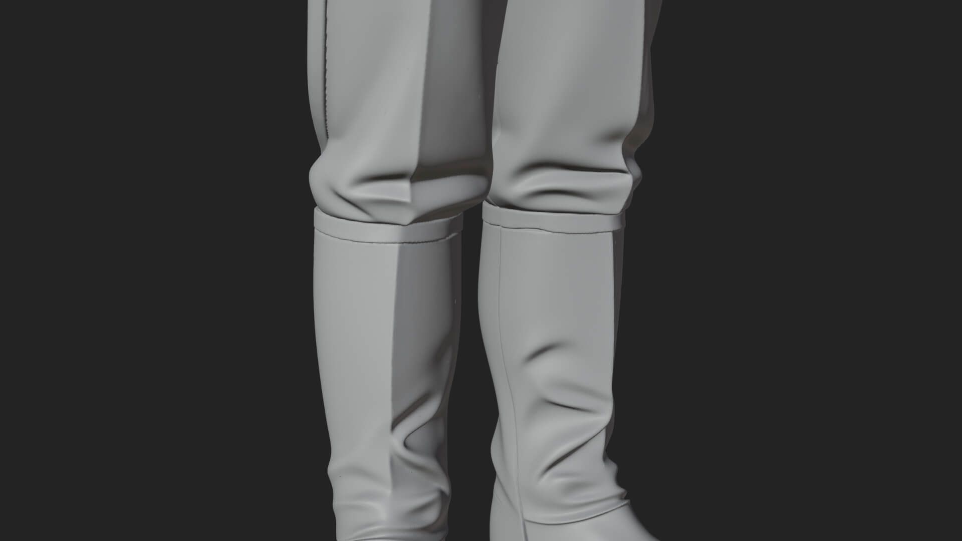 Dress Uniform Officer Statue Design 2 3D Print Model 3D Model