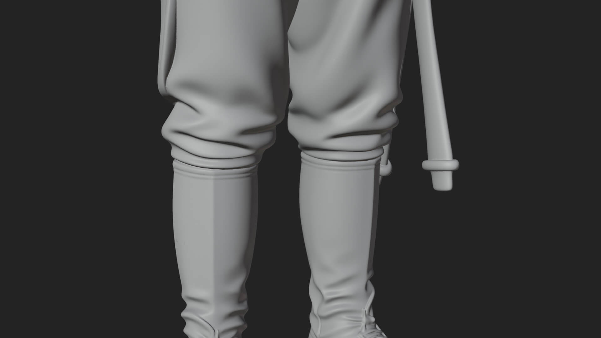 Dress Uniform Officer Statue Design 5 3D Print Model 3D Model