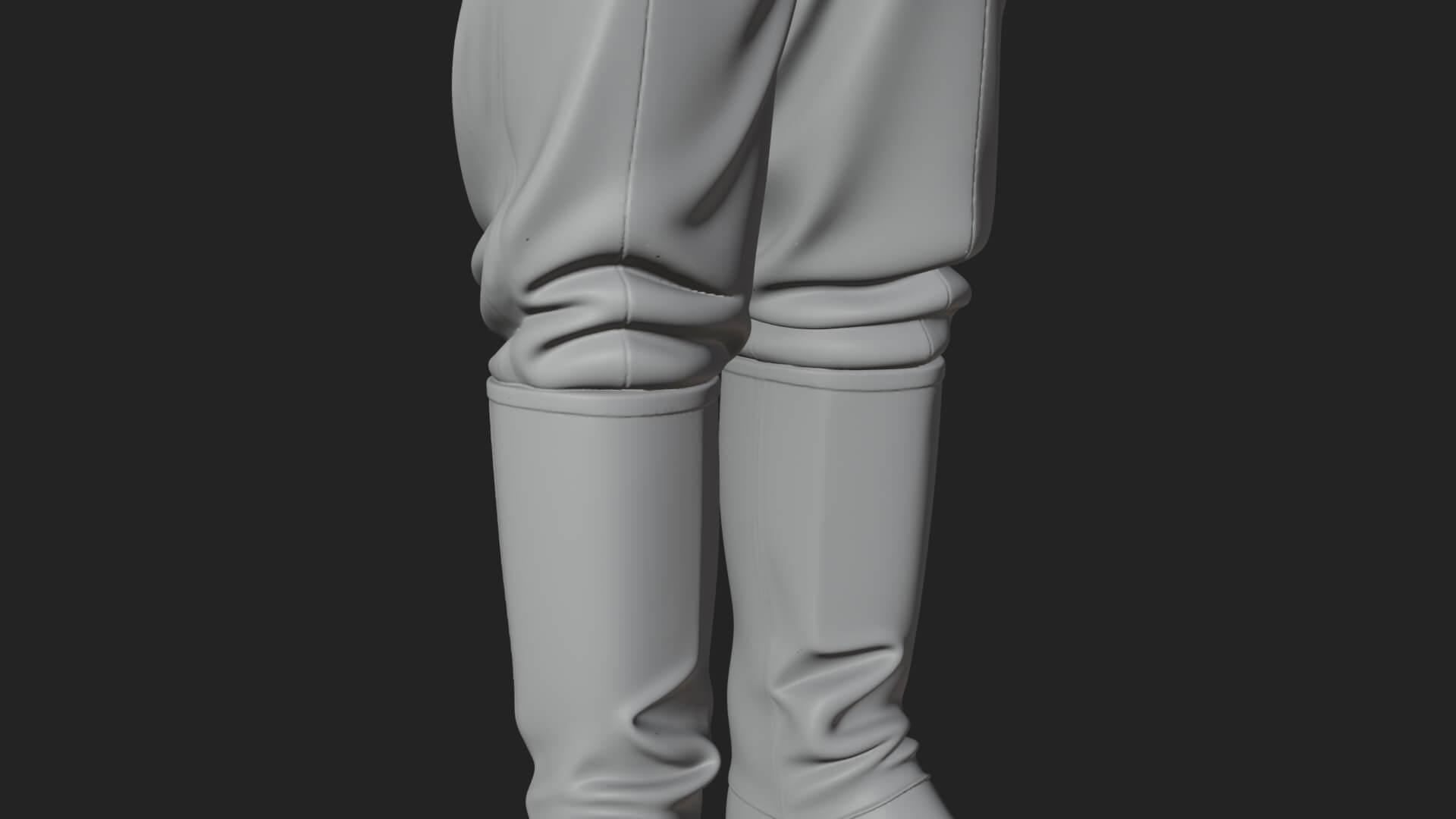 Dress Uniform Officer Statue Design 6 3D Print Model 3D Model