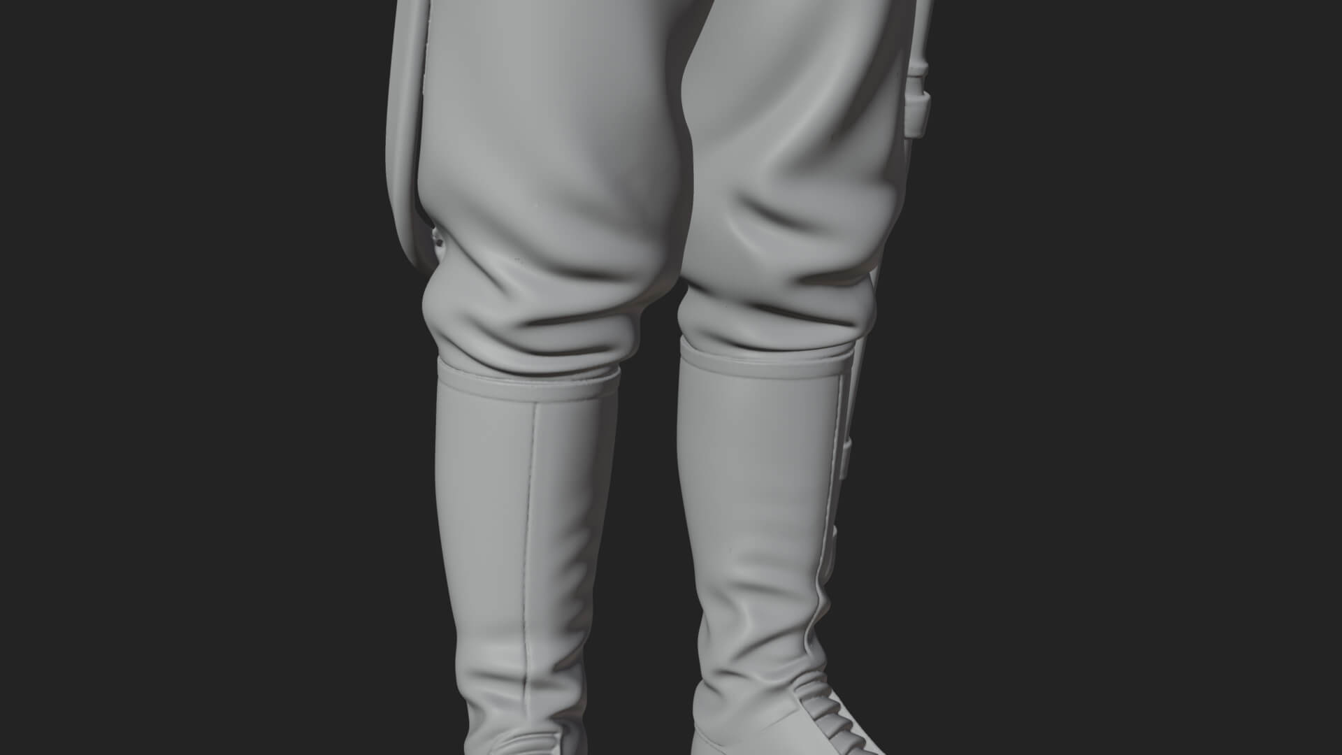 Dress Uniform Officer Statue Design 7 3D Print Model 3D Model