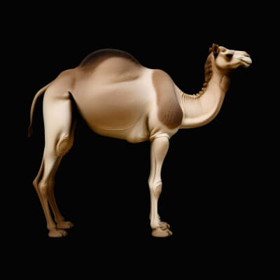 Dromedary Camel Statue Design 1 3D Print Model