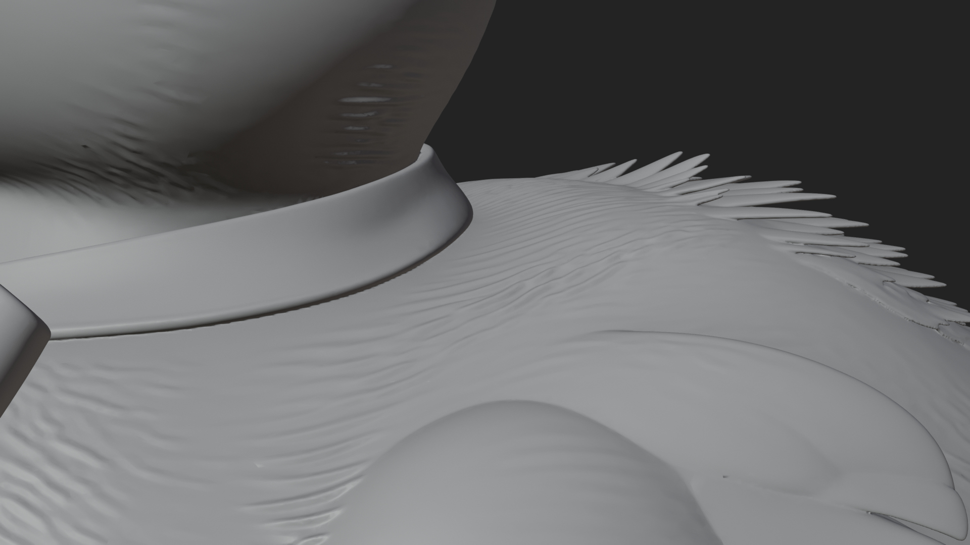 Duckling with Ribbon Statue Design 4 3D Print Model 3D Model