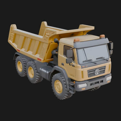 Dump Truck Model Design 1 3D Print Model