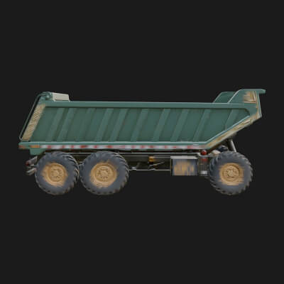 Dump Truck Model Design 21 3D Print Model