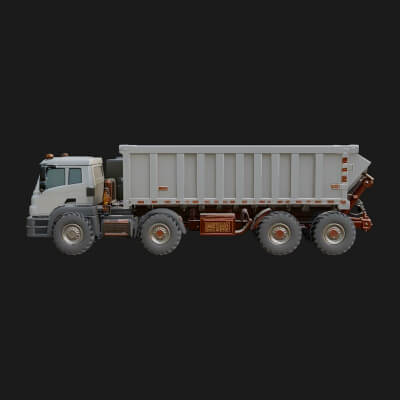 Dump Truck Model Design 22 3D Print Model
