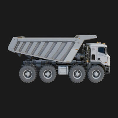 Dump Truck Model Design 32 3D Print Model