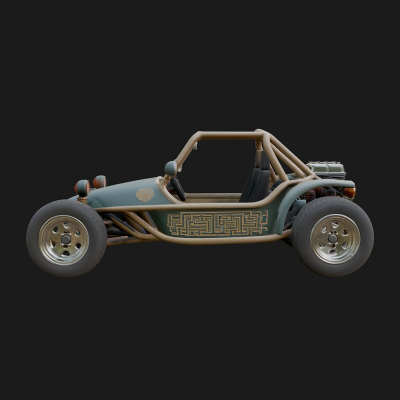 Dune Buggy Model Design 2 3D Print Model