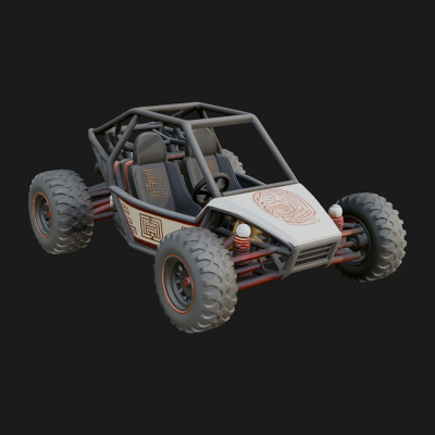 Dune Buggy Model Design 4 3D Print Model