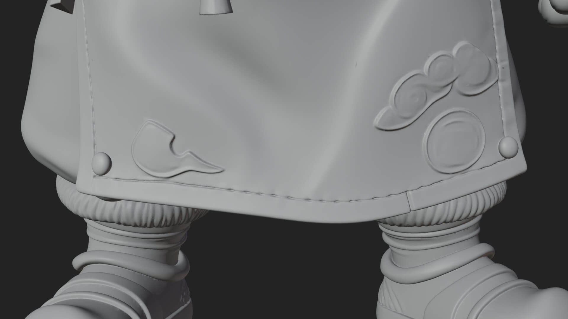 Dwarf Blacksmith Statue Design 2 3D Print Model 3D Model