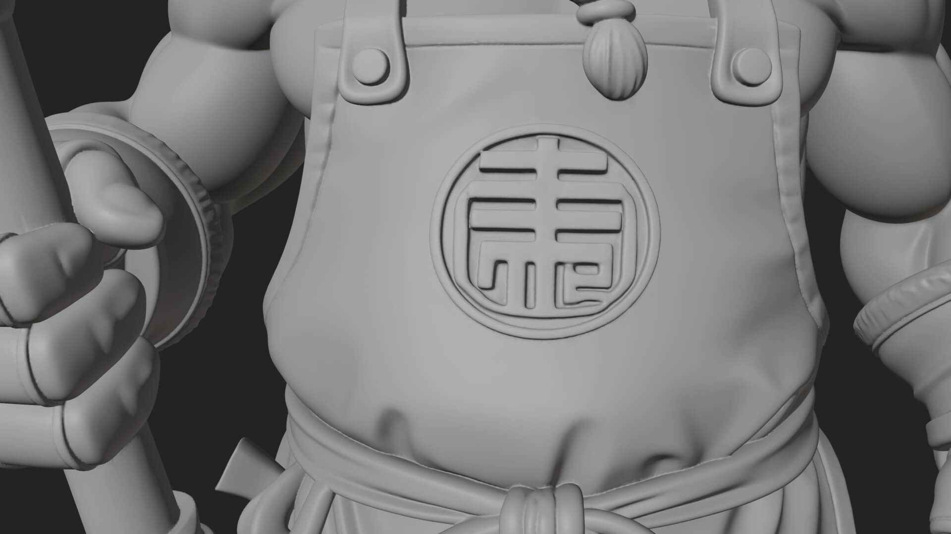 Dwarf Blacksmith Statue Design 4 3D Print Model 3D Model