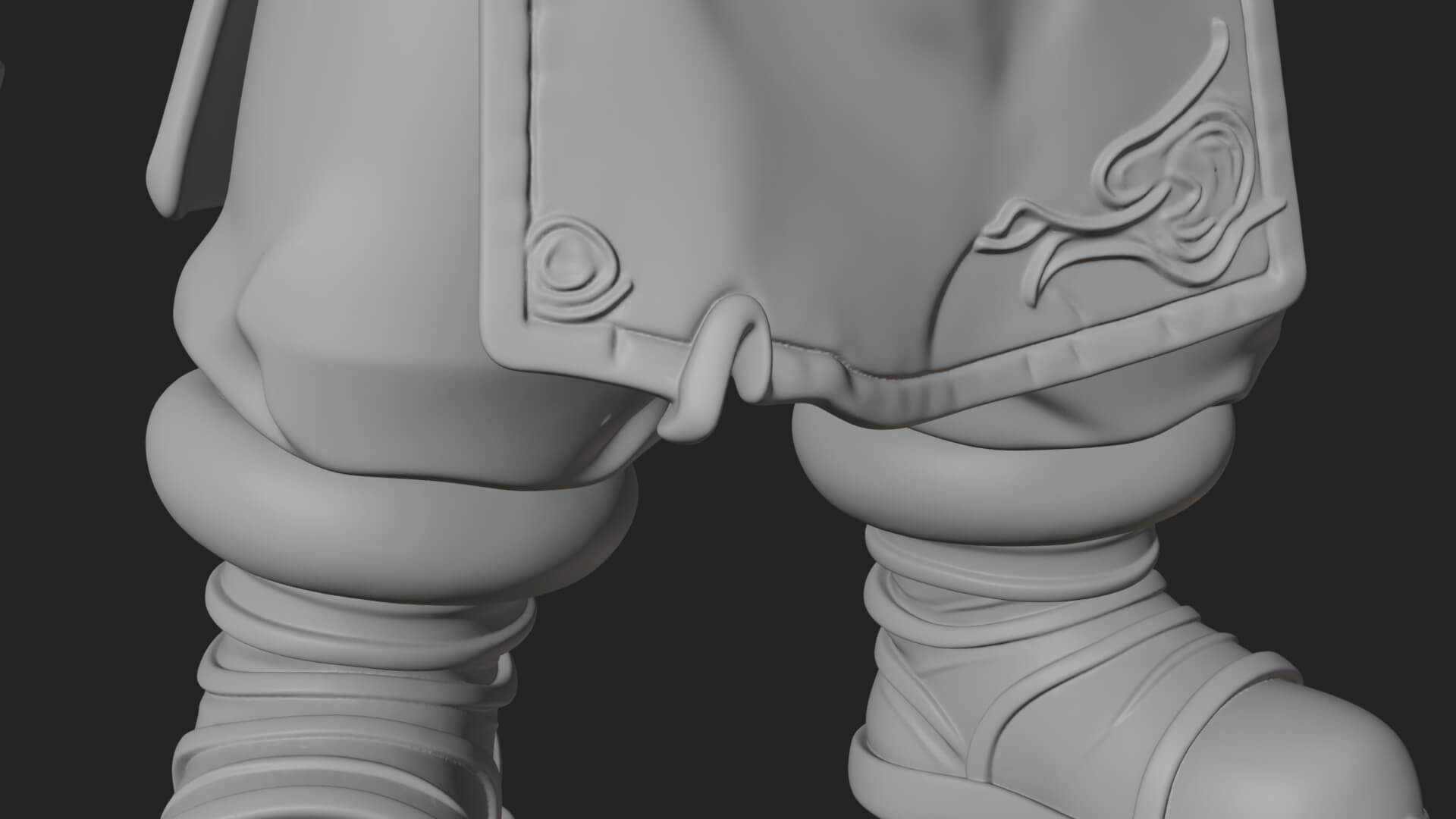 Dwarf Blacksmith Statue Design 6 3D Print Model 3D Model