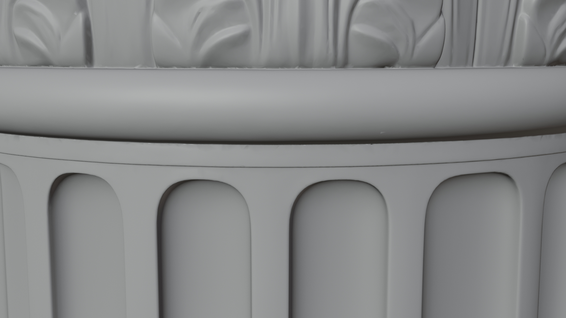 Eagle Column Capital Design 2 3D Print Model 3D Model