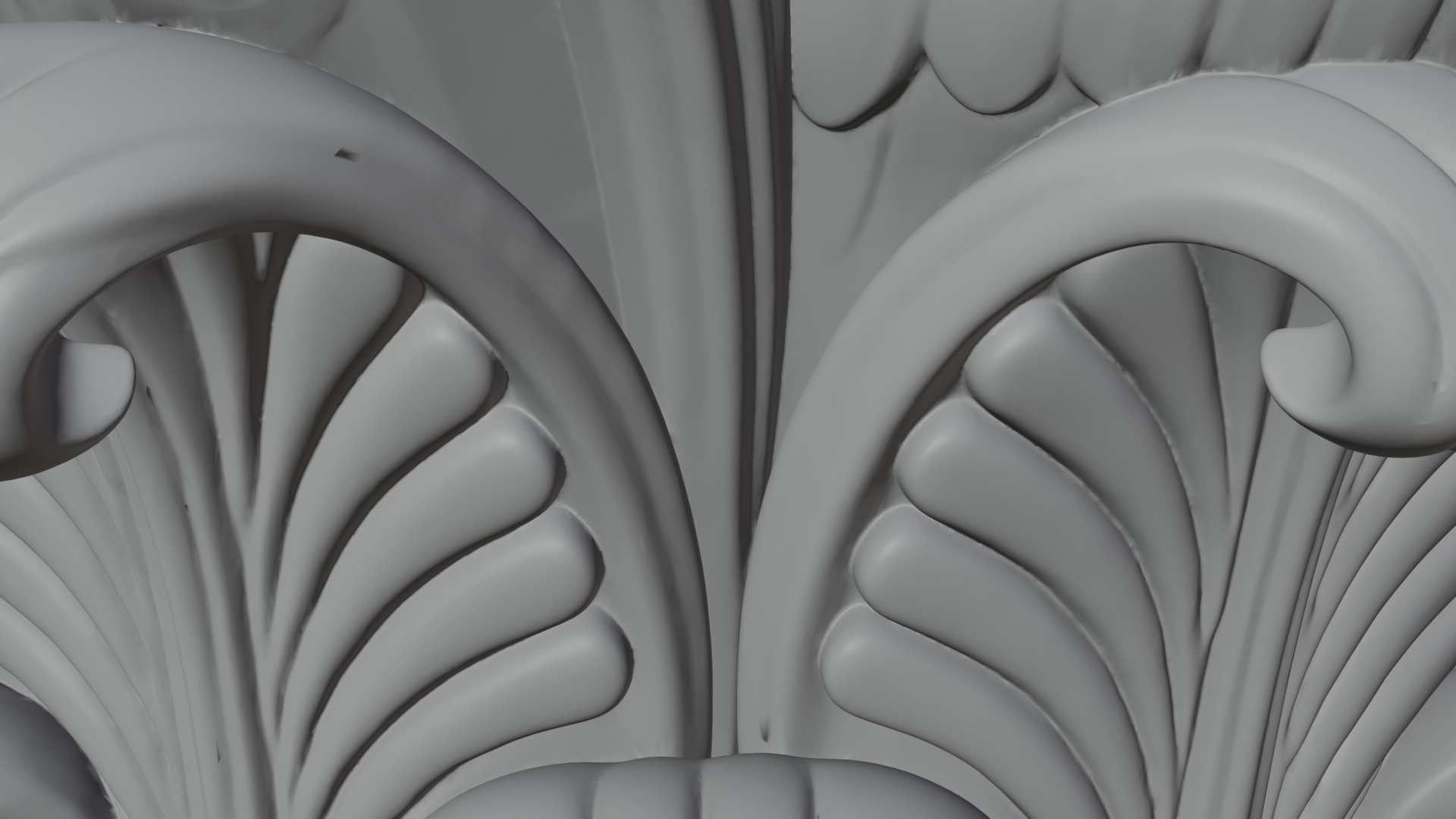 Eagle Column Capital Design 3 3D Print Model 3D Model