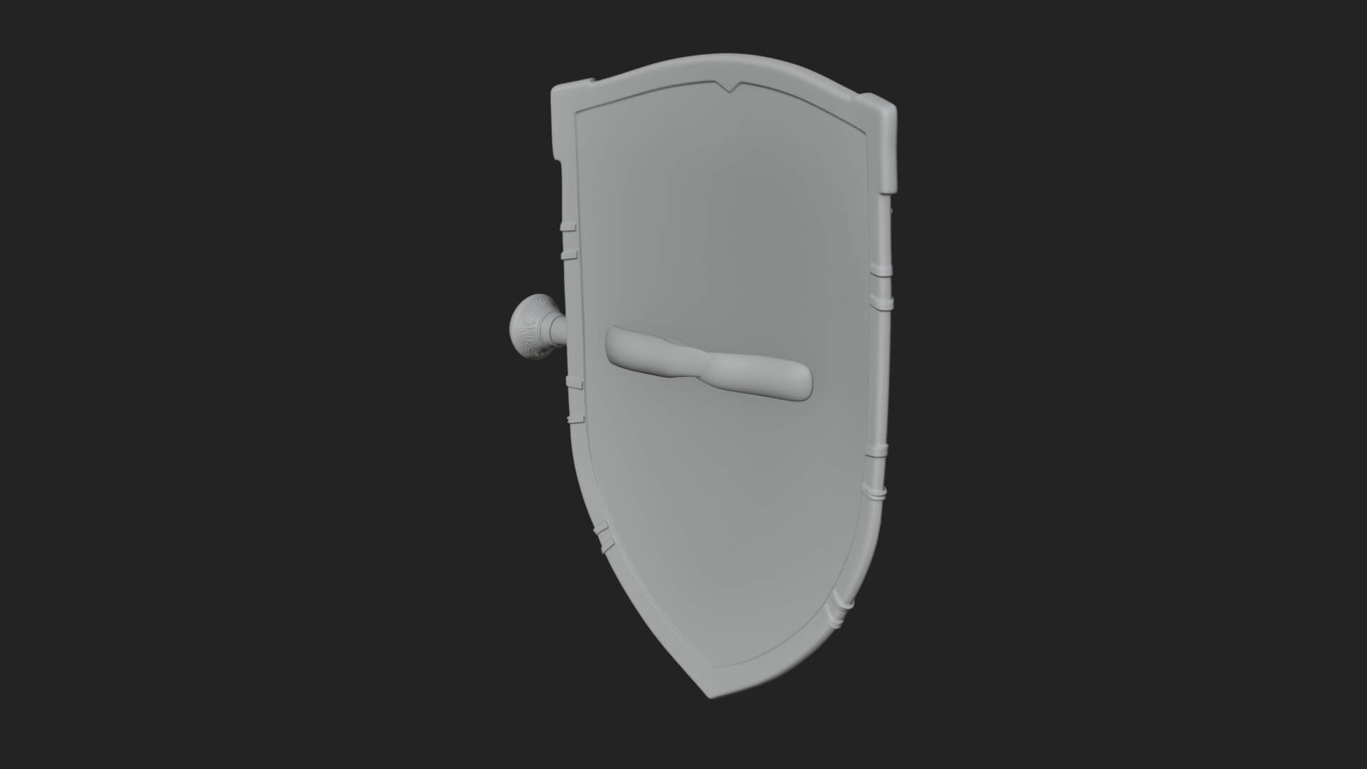 Eagle Crest Oval Shield Model Design 1 3D Print Model 3D Model