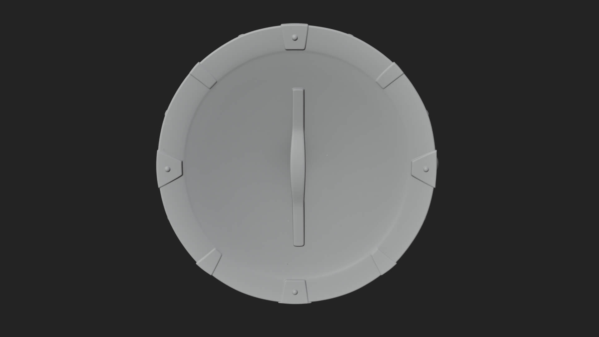 Eagle Crest Oval Shield Model Design 4 3D Print Model 3D Model