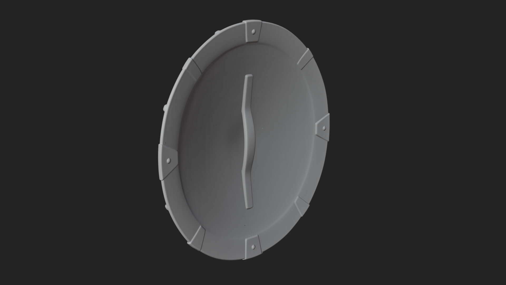 Eagle Crest Oval Shield Model Design 4 3D Print Model 3D Model